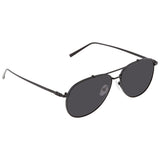Salvatore Ferragamo Grey Aviator Men's Sunglasses SF201S 002 60
