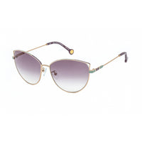 Carolina Herrera Sunglasses Shiny Rose Gold / Brown Gradient