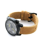 Nixon Ranger 40 Leather Watch, Black / Gunmetal