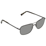Ermenegildo Zegna Men's Gunmetal Square Sunglasses