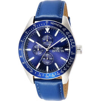 Invicta Men's Aviator Quartz Multifunction Blue Dial Watch