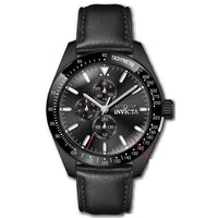 Invicta Men's Aviator Quartz Black Dial Multifunction Watch