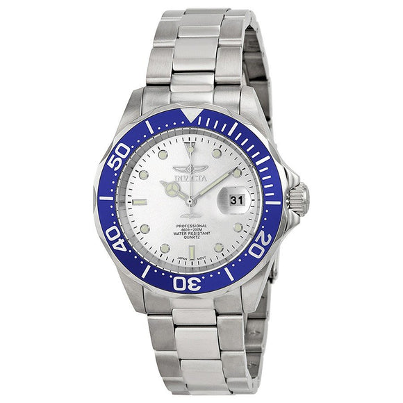 Invicta Pro Diver Silver Dial Stainless Steel Men's Watch 14123