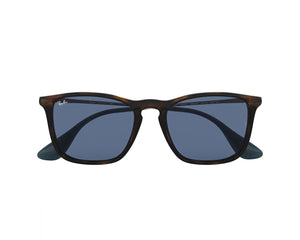 Ray-Ban Chris Gloss Tortoise Square Unisex Sunglasses