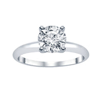 1.00CTW Solitaire Diamond Ring VS2 Clarity In 14KT Gold, AGI Certified (Lab Grown)