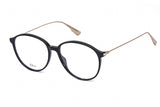 DIOR Men's Black Round Eyeglass Frames