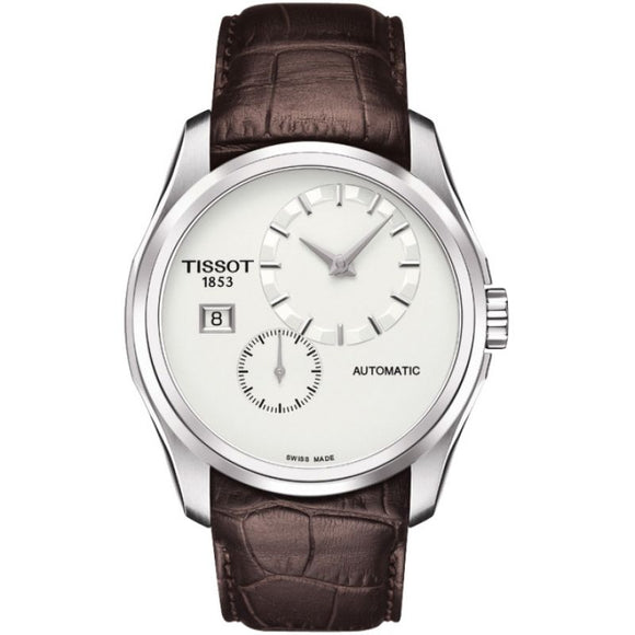 Tissot Couturier Power Reserve White Dial Stainless Steel Automatic Men's Watch