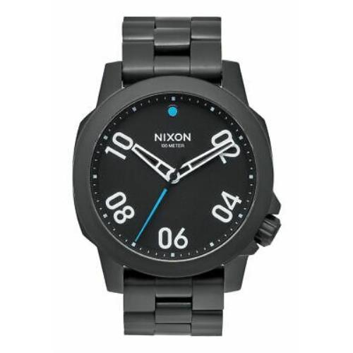Nixon A468-001 Black/Blue Men's Watch