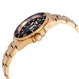 Invicta Pro Diver Rose Gold-tone Black Dial 40 mm Men's Watch