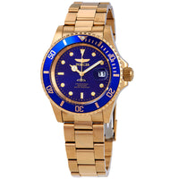 Invicta Pro Diver Gold-tone Blue Dial 40mm Men's Watch