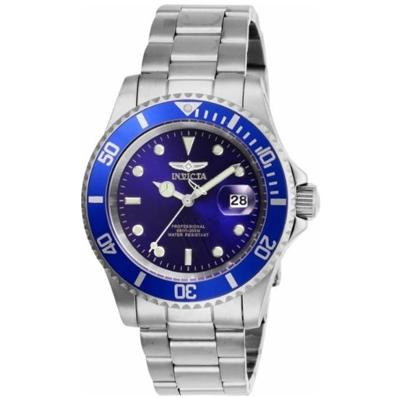 Invicta Men's Pro Diver 40mm Blue Stainless Steel Watch