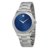 Movado Men's Sport Silver/Blue Stainless Steel Watch