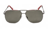Omega Gunmetal Smoke Polarized Men's Sunglasses