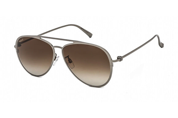 Bally Gun Metal Brown Sunglasses, 100% UV Protection