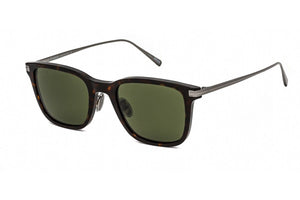 Omega Classic Dark Havana Green Square Sunglasses