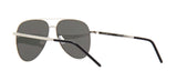 Saint Laurent Grey Aviator Unisex Sunglasses