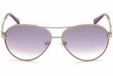 Guess Ladies Purple Square Sunglasses