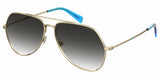 Levi's Gold Frame Women Sunglasses