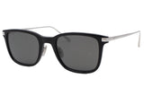 Omega Shiny Black Silver Zeiss Lens Men’s Sunglasses