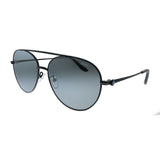 BMW Matte Black Metal Aviator Sunglasses