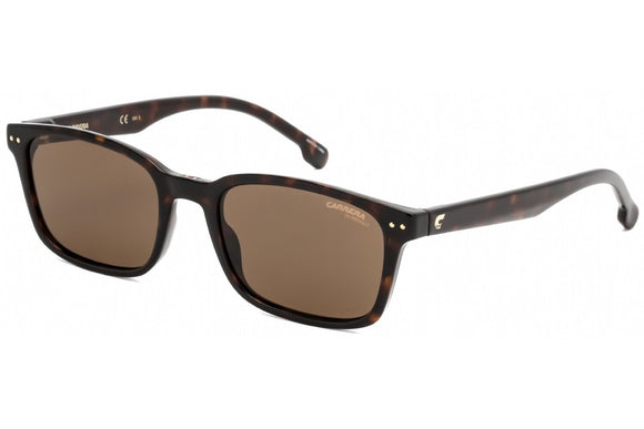 Carrera Brown Rectangular Men's Sunglasses