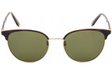 Salvatore Ferragamo Ladies Tortoise Round Sunglasses