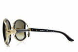 Salvatore Ferragamo Grey Gradient Round Sunglasses