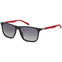 Timberland Men's Black Rectangular Sunglasses